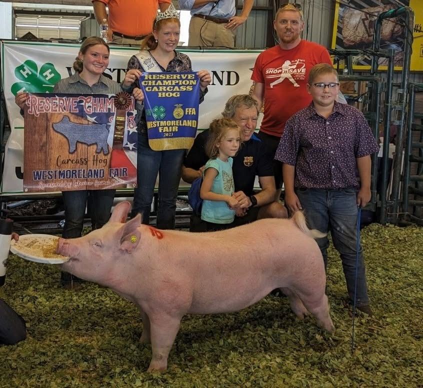 Westmoreland Fair 4-H livestock auction