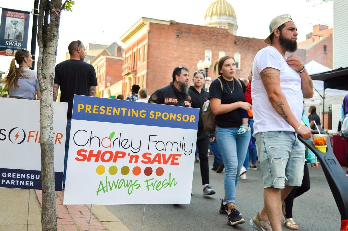 Charley Family Shop 'n Save - presenting sponsor of the Greensburg Night Market