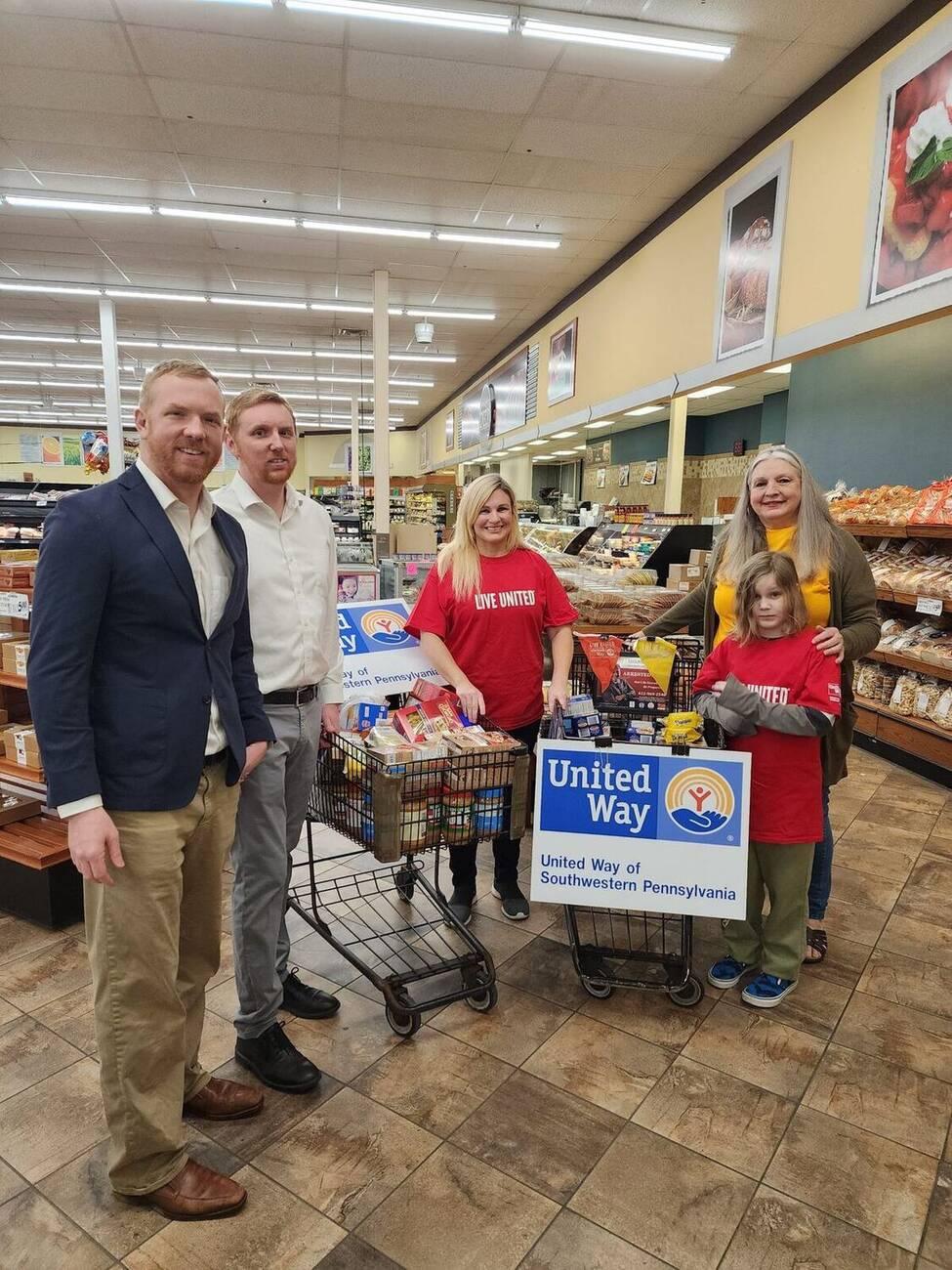 Cartloads of donations for United Way of Southwestern PA