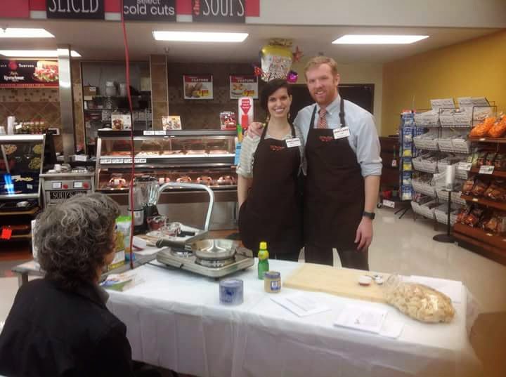 Fresh bread demo at the deli