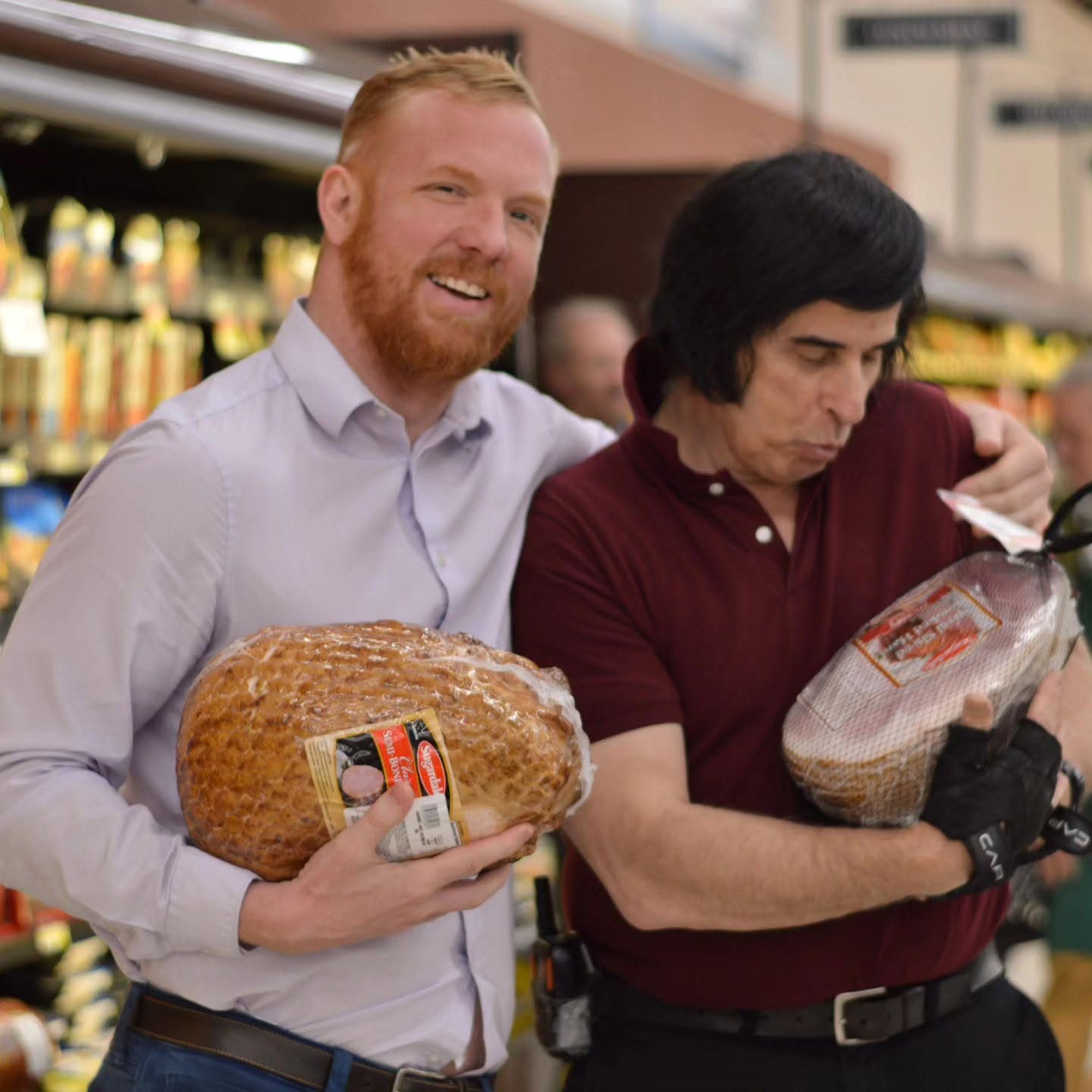 Tom and Tim Ponzetti having fun with hams