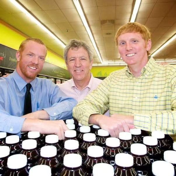 Tom, Ray, and Mike Charley - two generations of the family behind the store