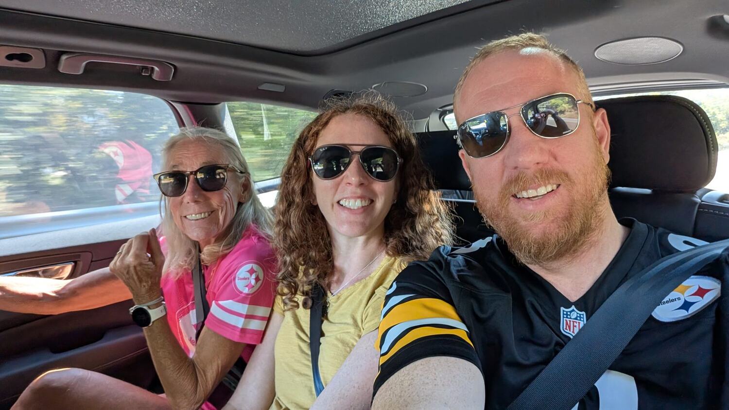 Road trip, Steelers gear required