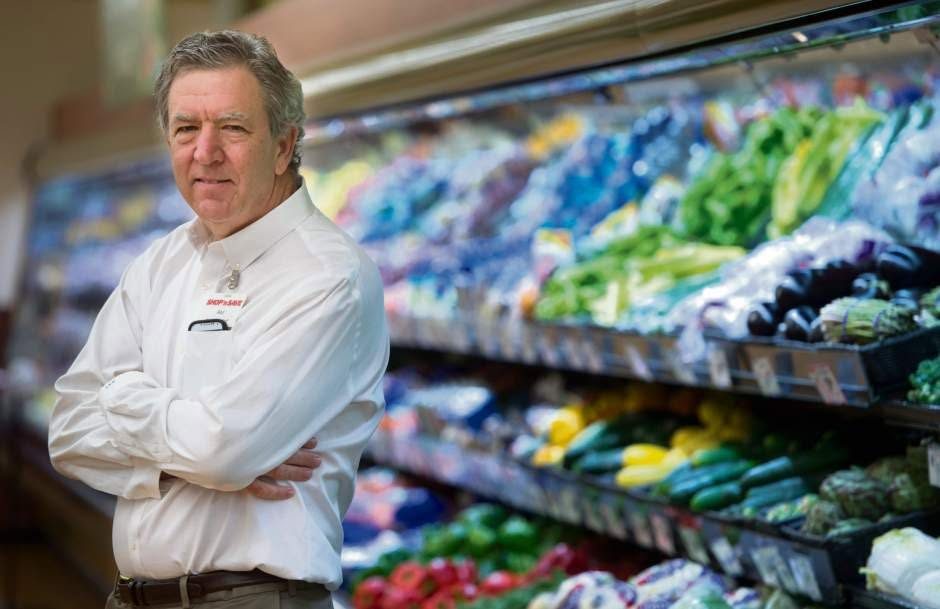 Ray Charley - third-generation retailer, at home in the produce aisle